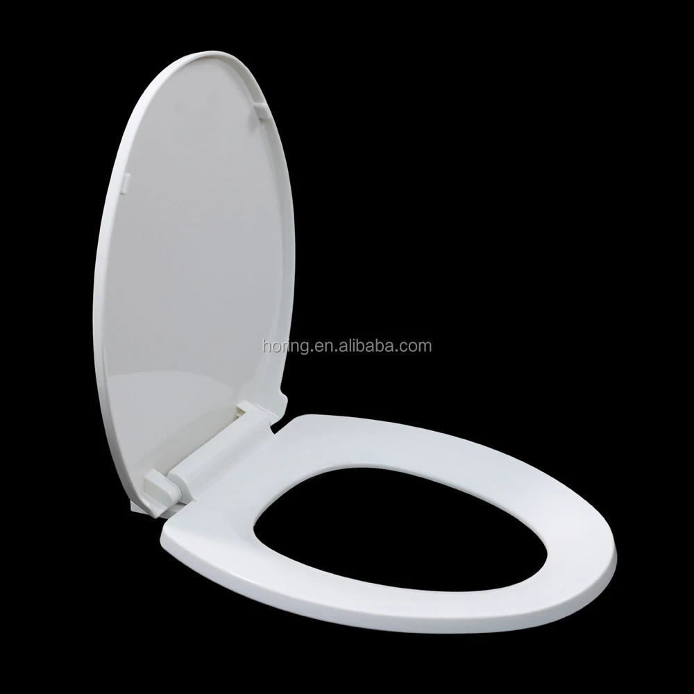 American BREVIA Elongated White Toilet Seat cover with  Quiet Close Seat Quick-Release Hinges