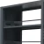 Import American University Library Furniture Book Store Shelves 6 Tiers Metal Book Store Rack Double sided Book Shelving from China