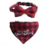 Import Amigo New Design Birthday Party Decoration Wholesale Collon Plaid Breakaway Pet Scarf Kittens Cat Collar With Removable Bandana from China