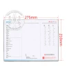 anti-copy security fiber watermark paper A4 certificate custom making ticket/vouch micron text guilloche printing