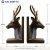 Import antique effect deer head home decor bookend custom from China