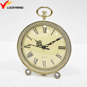 antique french style small decorative table top clocks