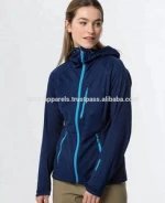 Audited Factory new hot sale womens blue softshell jacket cheap price/Women Lightweight Waterproof