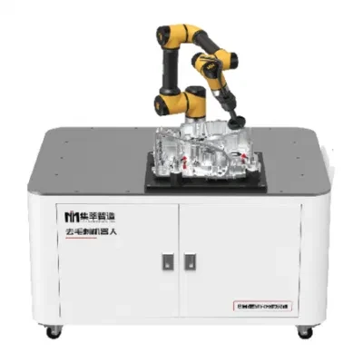 Automatic 6 Axis Collaborative Robotic Grinding Deburr Workstation Machine