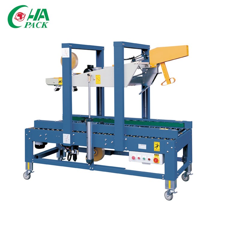 Automatic folding cover carton sealer machine
