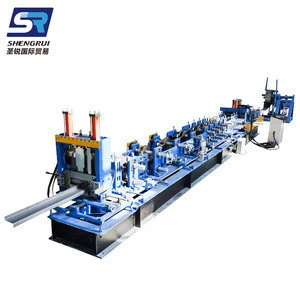 Automatic Hydraulic Cutting Light Steel Frame C Z Channel Interchangeable Purlin Profile Strut Cold Drawn Roll Forming Machine