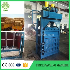 Automatic Industrial vertical type hydraulic press waste paper/cotton/fiber/wool packing machine