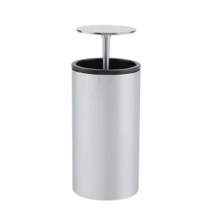 Automatic Press Design Toothpick Box Organizer Holder Container Stainless Steel Toothpick Dispenser