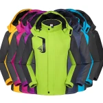 Autumn and Winter Plush Thick outdoor jackets Customized Print  Logo  Men and Women Mountaineering jacket Wind-proof Waterproof