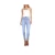 Import Autumn high waisted and four buttons tight stretch pencil jeans for women from China