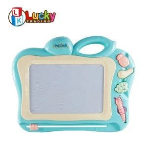 baby plastic doodle toy stand magic erasable color portable magnetic drawing board for kids