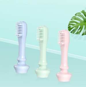 Baby toothbrush accessories silicone changeable toothbrush replaceable  head