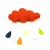 Import Baby Wall Hanging Decor Lovely Felted Colorful Clouds Raindrops Room Hanging Decoration for Baby Photography Prop from China