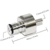 Ball Lock Keg Coupler Adapter -  FPT 5/8 Thread Ball Lock Quick Disconnect Conversion Kit  Gas &amp; Liquid Posts for Home Brewing