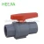 Import ball valve plastic pvc two piece ball valve from China