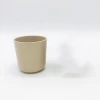 Bamboo fiber color round plate biodegradable tableware can be recycled bamboo fiber coffee cup bamboo fiber