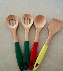 Bamboo kitchen cookware cooking accessories mini child cooking utensils