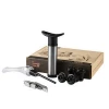 Bar accessories keychain metal wine air pressure pump opener wine corkscrew opener gift set