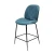 Import Bar stool velvet aluminum pipe chair metal leg dining chair hot sale made in china modern european chair from China
