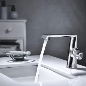 Bathroom Toilet Single Handle Brass Chrome Deck Mounted Waterfall Tap Sink Health Mixer Basin Faucet
