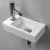 Import Bathroom Vanities Small Size Solid Surface Bathroom Basin Cute Small Sink Resin Stone Counter Top Wash Basin from China