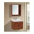 Import Bathroom vanity Customizable pvc plastic cabinet with mirror modern from China