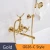 Import Bathtub Faucets Luxury Gold Brass Bathroom Faucet Mixer Tap Wall Mounted Hand Held Shower Head Kit G026 Shower Faucet Sets from China