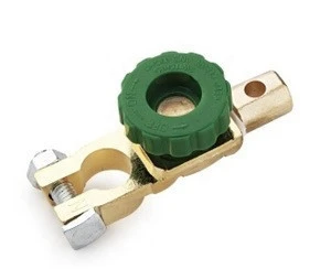 Battery Switch Battery Terminal Link Switch Isolator with Green Knob 12V or 24V Car Truck Boat Vehicles