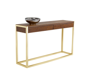 Baxte Console Table gold steel frame