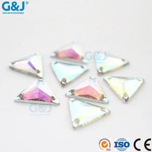 Beautiful machine cut new design crystal stone glass chaton for jewelry decoration