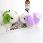 bespoke stuffed plush toy keychain plush dog key chain soft animal keyring