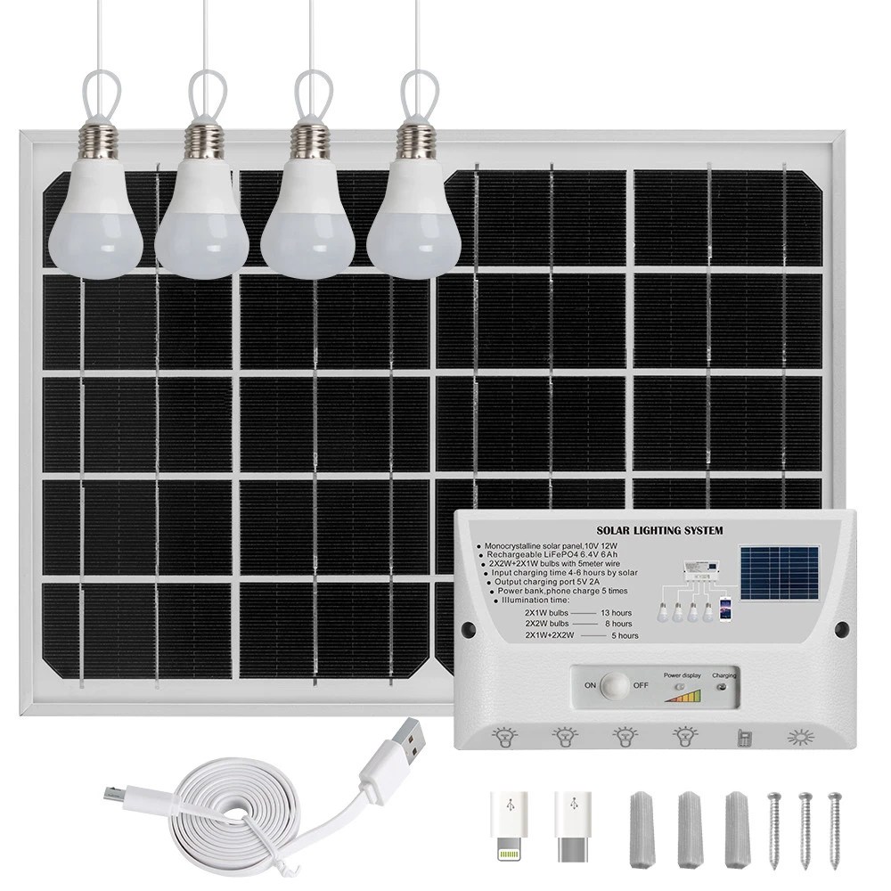 Best Quality Products Mini Home Solar Power System for Garage Patio Garden Lighting