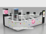 Best sale fried ice cream kiosk 3d ice cream kiosk design China manufacturer