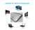 Import Best Seller Mini 2.4G Ultra Thin Wireless Silent Wireless Keyboard and Mouse Combo Set from China