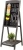Import Best seller wooden outdoor advertising chalkboards blackboard with flower rack from China