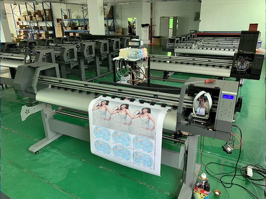 Big Size High Quality Flex Banner Printer Equipment 1800mm industrial photo billboard wallpaper printing machine