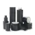 Import black frosted glass bottle 30ml 100ml 120ml matte black cosmetic glass jar 30g 50g from China