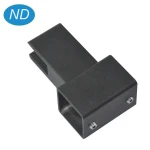 black polish glass conceal glass clamp pivot hinge clip