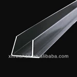 Black PVC extruded Plastic frame for furniture