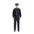 Import Black security guard suit wholesale security guards uniform black from China