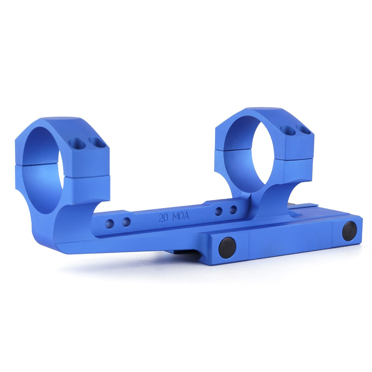 Buy Blue Tactical Rail Mount 34mm 20moa Double Scope Rings One Piece ...