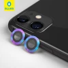 Blueo Aluminum alloy ring 3D Tempered Glass for iphone 12 Camera Lens Protector for Apple iPhone 11 12 12mini