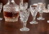 Bohemia style 750ml Wholesale Royal Elegant Whiskey Decanter Sets with 6 Glasses