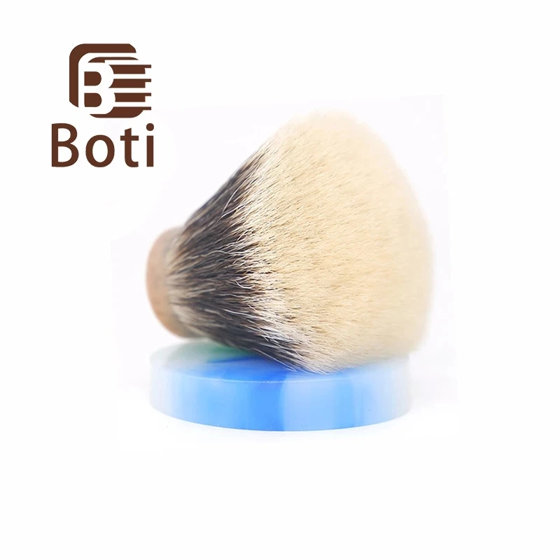 Boti Brush-SHD NC Finest Two Band Badger Hair Knot Fan shape shaving beard brush handmade essential daily Beard care products