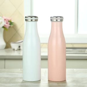 BPA free double wall stainless steel travel mug new design stainless steel water bottle/ milk bottles