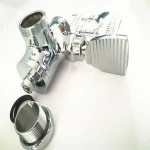 Brass Chrome Manual Toilet Brass Foot Pedal toilet Flush Valve