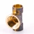 Import Brass compression fitting pipe connector welded Tee l pipe fitting soldering connection from China