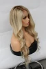 brown/blonde Ombre 2 Tone Lace Front Wig 100 Brazilian Virgin Remy Human Hair Body Wave Full Lace Wig