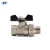 Import BT1019 1inch brass ball valve water  butterfly ball valve from China