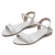 Import Buckle Flat Ladies Shoes Genuine Leather Woman Sandal from China